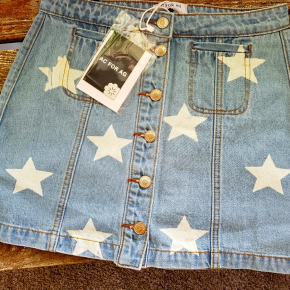 AC For AG Dresses & Skirts - ☆NWT AC FOR AG Denim Skirt